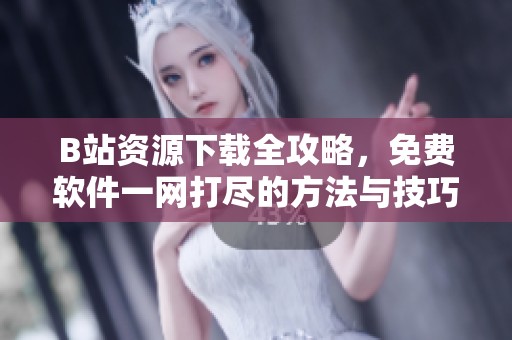 B站資源下載全攻略，免費軟件一網(wǎng)打盡的方法與技巧