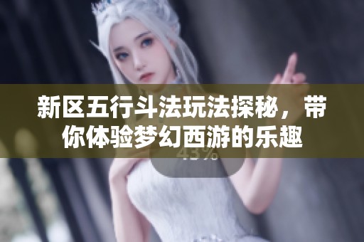 新區(qū)五行斗法玩法探秘，帶你體驗夢幻西游的樂趣