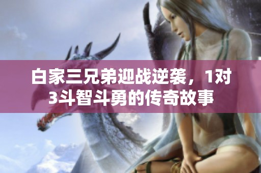 白家三兄弟迎戰(zhàn)逆襲，1對3斗智斗勇的傳奇故事