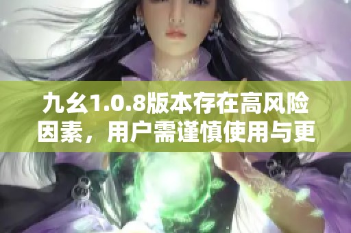 九幺1.0.8版本存在高風(fēng)險(xiǎn)因素，用戶需謹(jǐn)慎使用與更新
