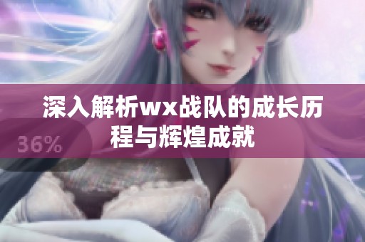 深入解析wx戰(zhàn)隊的成長歷程與輝煌成就