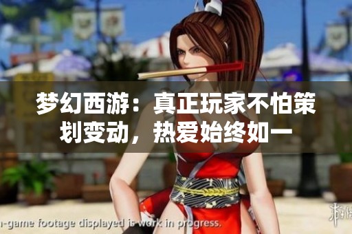 夢(mèng)幻西游:真正玩家不怕策劃變動(dòng),熱愛(ài)始終如一 夢(mèng)幻西游:真正玩家不怕策劃變動(dòng),熱愛(ài)始終如一