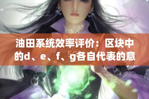 油田系統(tǒng)效率評價：區(qū)塊中的d、e、f、g各自代表的意義解析