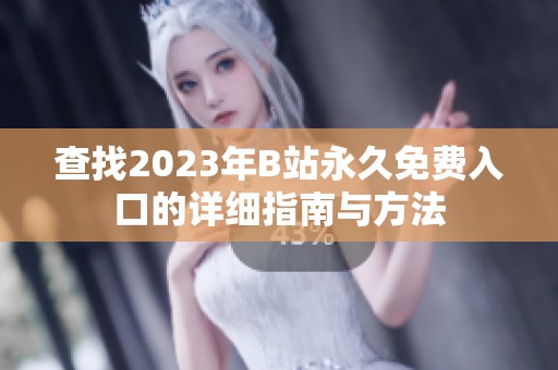 查找2023年B站永久免費(fèi)入口的詳細(xì)指南與方法