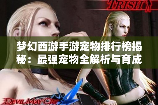 夢幻西游手游寵物排行榜揭秘：最強寵物全解析與育成攻略