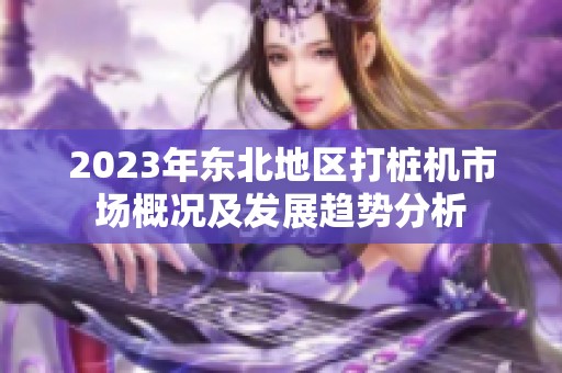 2023年東北地區(qū)打樁機市場概況及發(fā)展趨勢分析