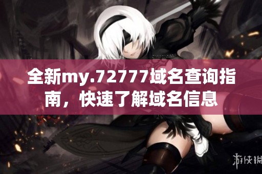 全新my.72777域名查詢指南，快速了解域名信息