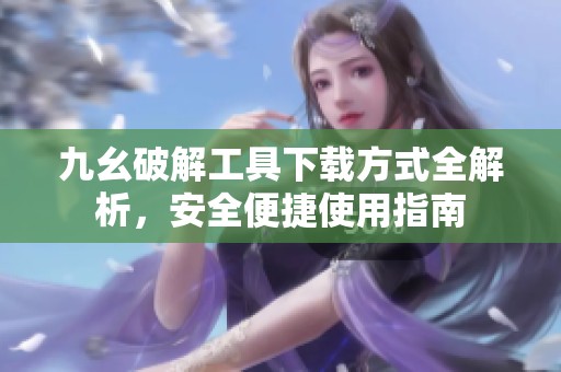 九幺破解工具下載方式全解析，安全便捷使用指南