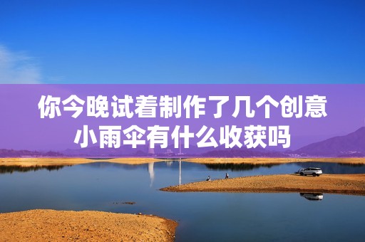 你今晚試著制作了幾個(gè)創(chuàng)意小雨傘有什么收獲嗎
