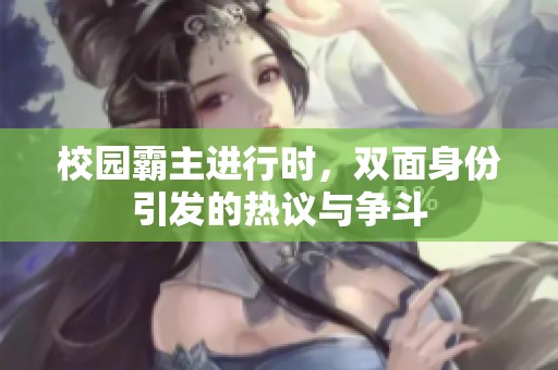 校園霸主進(jìn)行時(shí)，雙面身份引發(fā)的熱議與爭斗