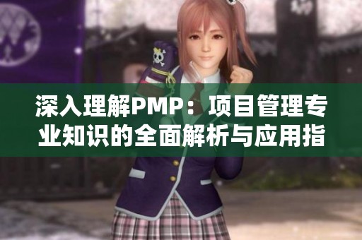 深入理解PMP：項目管理專業(yè)知識的全面解析與應(yīng)用指南