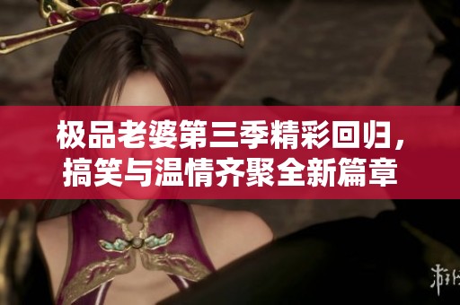 極品老婆第三季精彩回歸，搞笑與溫情齊聚全新篇章