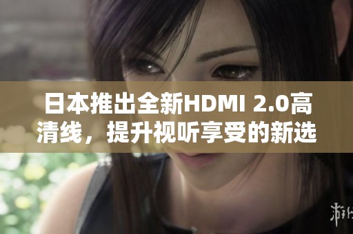 日本推出全新HDMI 2.0高清線，提升視聽(tīng)享受的新選擇
