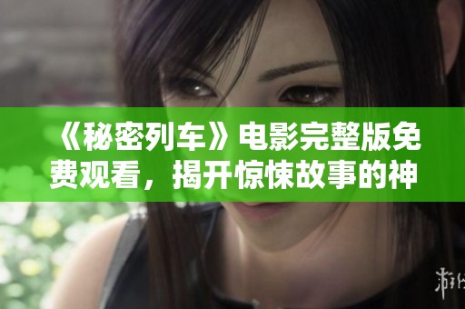 《秘密列車》電影完整版免費(fèi)觀看，揭開(kāi)驚悚故事的神秘面紗