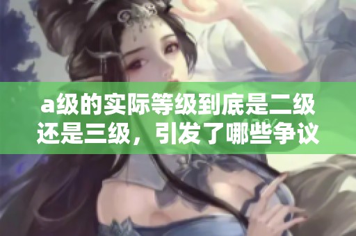 a級的實際等級到底是二級還是三級，引發(fā)了哪些爭議和討論