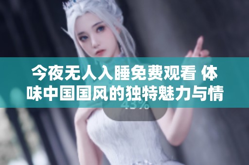 今夜無人入睡免費觀看 體味中國國風的獨特魅力與情感