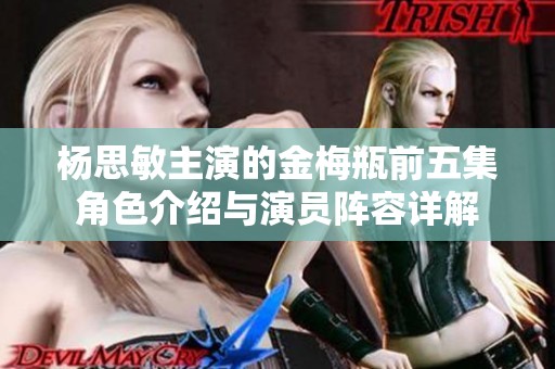 楊思敏主演的金梅瓶前五集角色介紹與演員陣容詳解