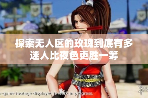 探索無人區(qū)的玫瑰到底有多迷人比夜色更勝一籌