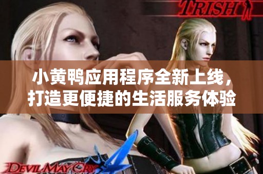 小黃鴨應(yīng)用程序全新上線，打造更便捷的生活服務(wù)體驗(yàn)