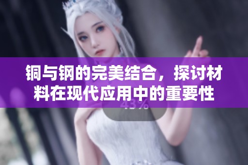 銅與鋼的完美結(jié)合，探討材料在現(xiàn)代應用中的重要性