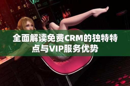 全面解讀免費(fèi)CRM的獨(dú)特特點(diǎn)與VIP服務(wù)優(yōu)勢(shì)
