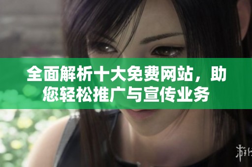 全面解析十大免費(fèi)網(wǎng)站，助您輕松推廣與宣傳業(yè)務(wù)