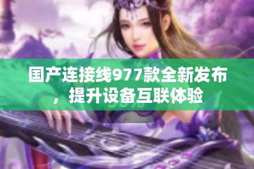 國產(chǎn)連接線977款全新發(fā)布，提升設備互聯(lián)體驗