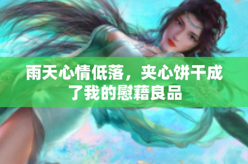 雨天心情低落，夾心餅干成了我的慰藉良品