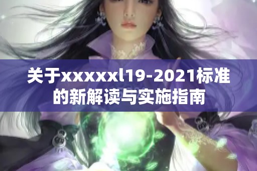 關于xxxxxl19-2021標準的新解讀與實施指南