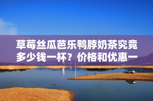 草莓絲瓜芭樂鴨脖奶茶究竟多少錢一杯？價格和優(yōu)惠一覽！