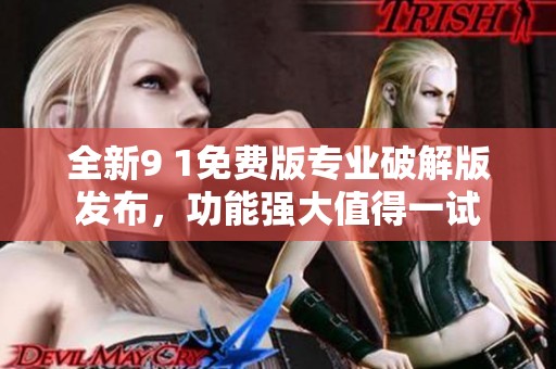 全新9 1免費版專業(yè)破解版發(fā)布，功能強大值得一試