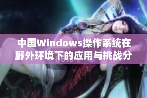 中國Windows操作系統(tǒng)在野外環(huán)境下的應用與挑戰(zhàn)分析
