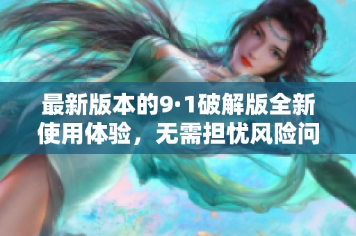 最新版本的9·1破解版全新使用體驗，無需擔憂風險問題