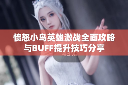 憤怒小鳥英雄激戰(zhàn)全面攻略與BUFF提升技巧分享