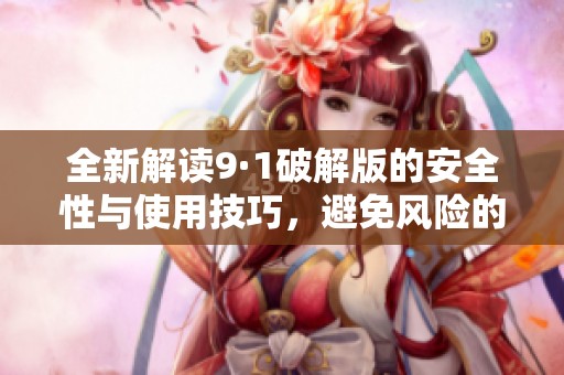 全新解讀9·1破解版的安全性與使用技巧，避免風(fēng)險(xiǎn)的秘訣揭秘