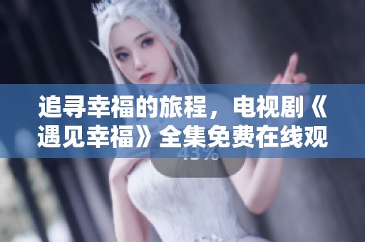 追尋幸福的旅程，電視劇《遇見幸福》全集免費在線觀看