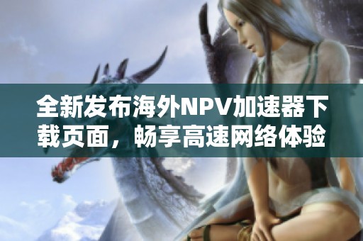 全新發(fā)布海外NPV加速器下載頁面，暢享高速網(wǎng)絡(luò)體驗