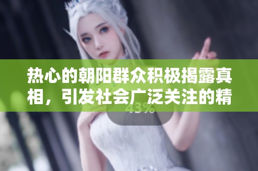熱心的朝陽群眾積極揭露真相，引發(fā)社會廣泛關(guān)注的精彩故事