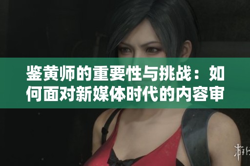 鑒黃師的重要性與挑戰(zhàn)：如何面對新媒體時代的內(nèi)容審核工作