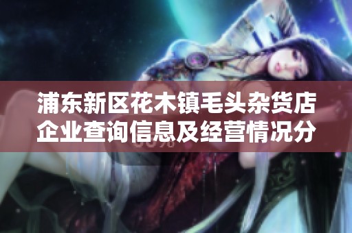 浦東新區(qū)花木鎮(zhèn)毛頭雜貨店企業(yè)查詢信息及經(jīng)營情況分析