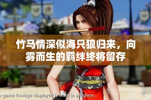 竹馬情深似海只狼歸來，向霧而生的羈絆終將留存
