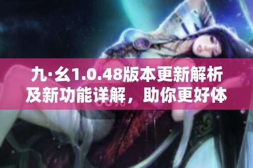 九·幺1.0.48版本更新解析及新功能詳解，助你更好體驗軟件魅力