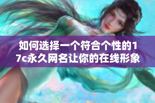 如何選擇一個符合個性的17c永久網(wǎng)名讓你的在線形象更出彩