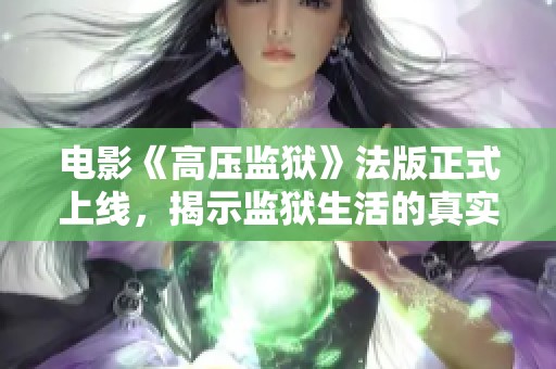 電影《高壓監(jiān)獄》法版正式上線，揭示監(jiān)獄生活的真實與挑戰(zhàn)