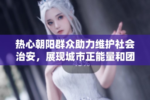 熱心朝陽(yáng)群眾助力維護(hù)社會(huì)治安，展現(xiàn)城市正能量和團(tuán)結(jié)力量