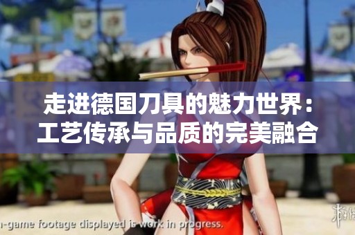 走進(jìn)德國刀具的魅力世界：工藝傳承與品質(zhì)的完美融合