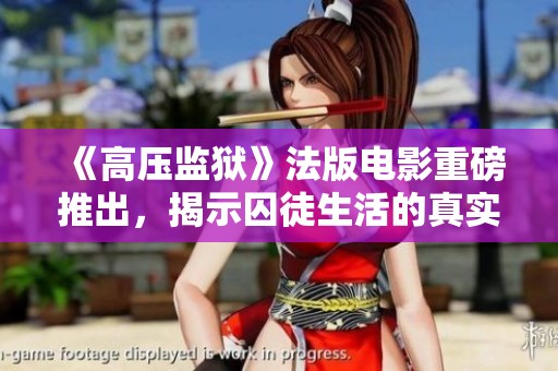 《高壓監(jiān)獄》法版電影重磅推出，揭示囚徒生活的真實(shí)與黑暗交織