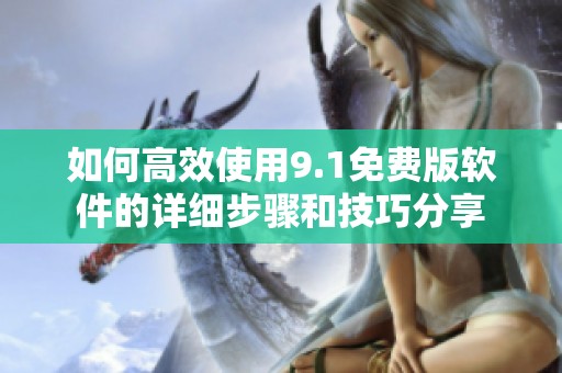 如何高效使用9.1免費(fèi)版軟件的詳細(xì)步驟和技巧分享