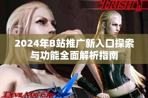2024年B站推廣新入口探索與功能全面解析指南