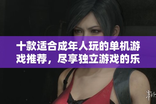 十款適合成年人玩的單機(jī)游戲推薦，盡享獨(dú)立游戲的樂(lè)趣和挑戰(zhàn)